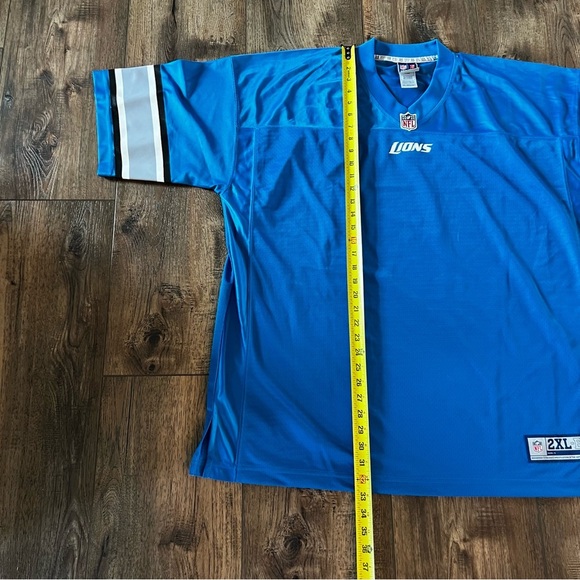 NWT Detroit Lions Men’s Pro Line Officially Licensed BlankJersey Blue Size 2XL B - Picture 8 of 11